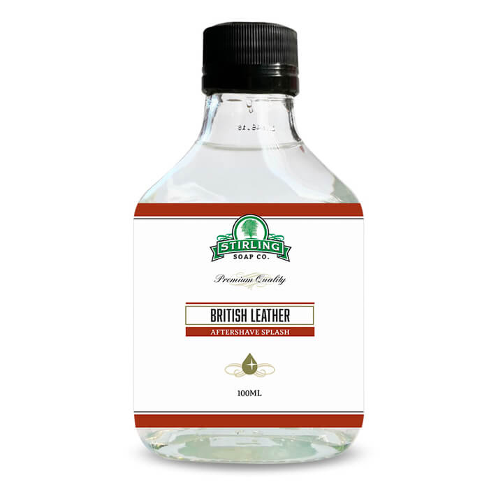 Après-rasage Stirling British Leather 100ml