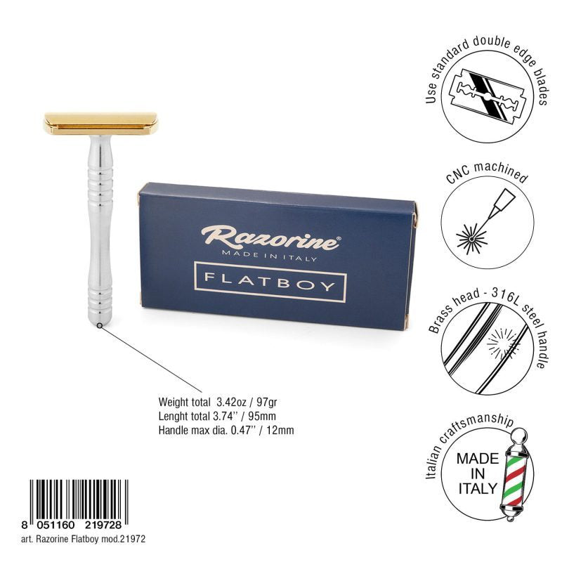 Rasoir de Sécurité Razorine Flatboy 72
