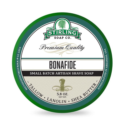 Sapone da Barba Stirling Bonafide 170ml - vaso con coperchio verde