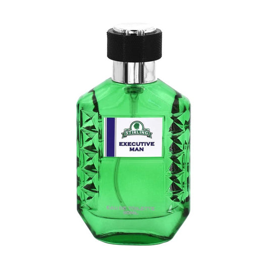 Eau de Toilette Stirling Executive Man 50ml - flacone verde con vaporizzatore
