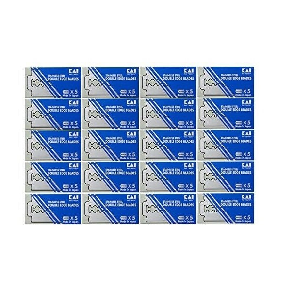 Lames de rasoir Kai Stainless Steel 100 unités