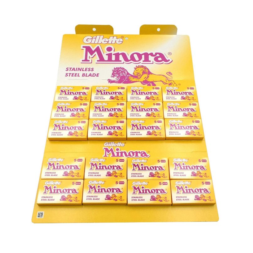 Lames de Rasoir Gillette Minora Stainless 100pcs