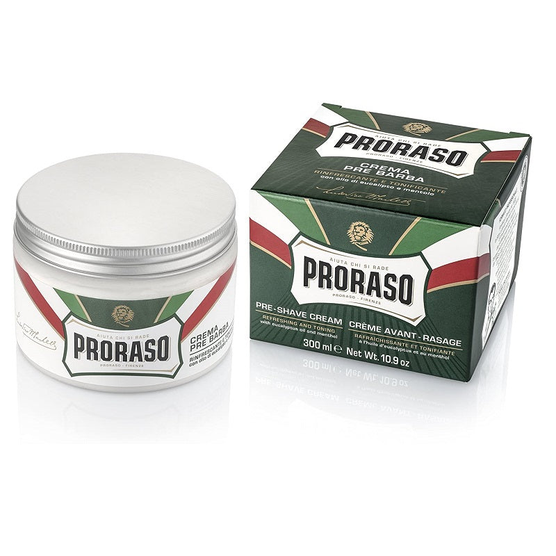 Avant-rasage Proraso Vert Format Professionnel 300ml