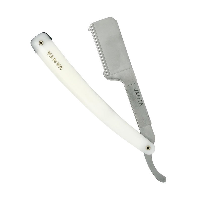 Rasoir à main levée Vanta à lames interchangeables Lame pleine Blanc