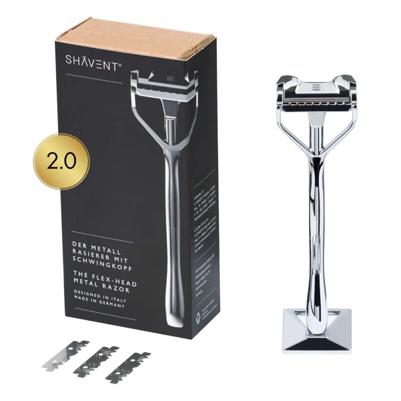 Rasoir de sûreté Shavent Single Edge Original 2.0 Magnetic Force Chromé