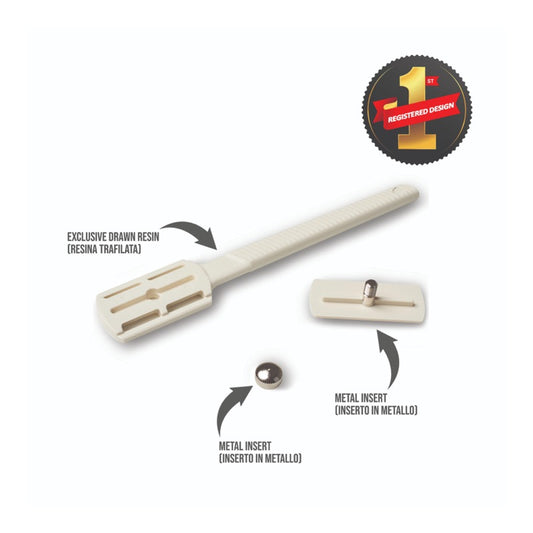 Shavette Razorine Concept White Castle - componenti