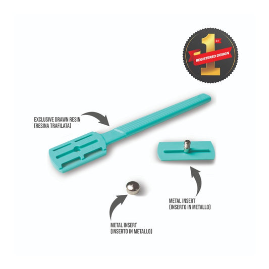 Shavette Razorine Concept Turquoise Island - componenti