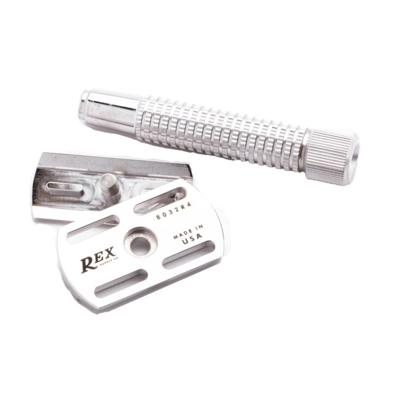 Rasoir de Sûreté Rex Envoy Inox 316 Rhodium