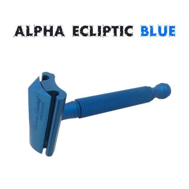 Rasoir de sûreté P.A.A. Alpha Ecliptic Bleu