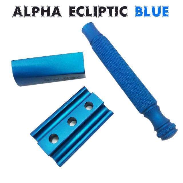 Rasoir de sûreté P.A.A. Alpha Ecliptic Bleu
