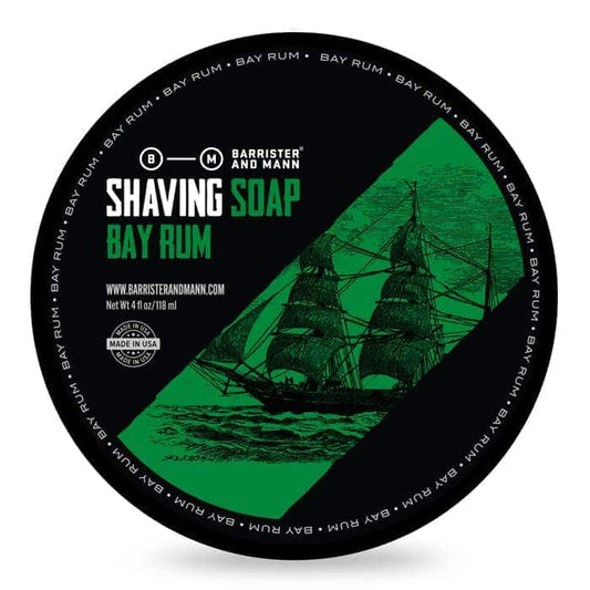 Jabón de Afeitar Barrister And Mann Bay Rum 118ml