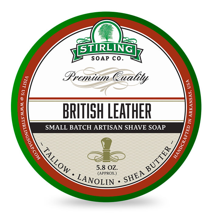 Savon à raser Stirling British Leather 170ml