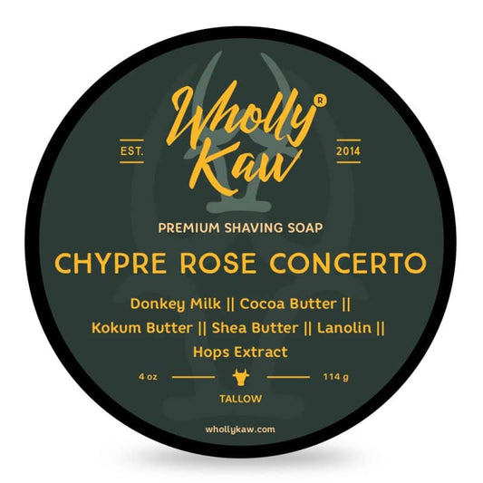 Jabón de Afeitar Wholly Kaw Chypre Rose Concerto 114gr