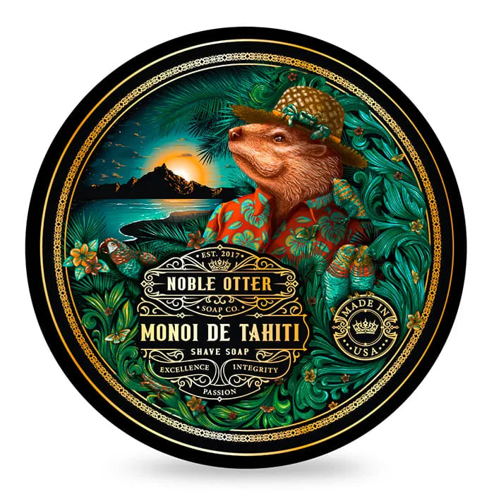 Savon à raser Noble Otter Monoi de Tahiti 118ml