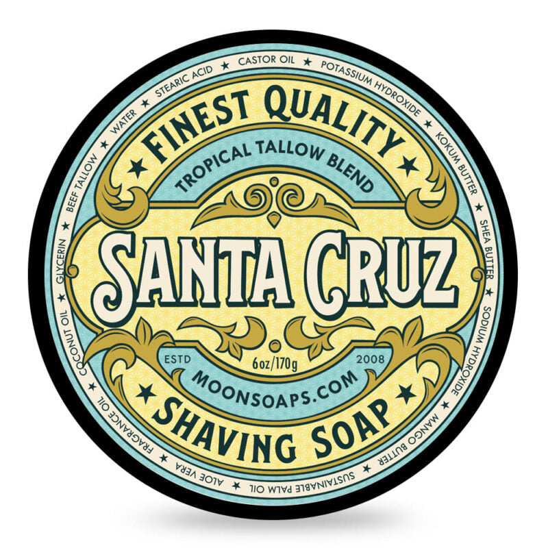 Savon à raser Moon Soaps Santa Cruz 170 g