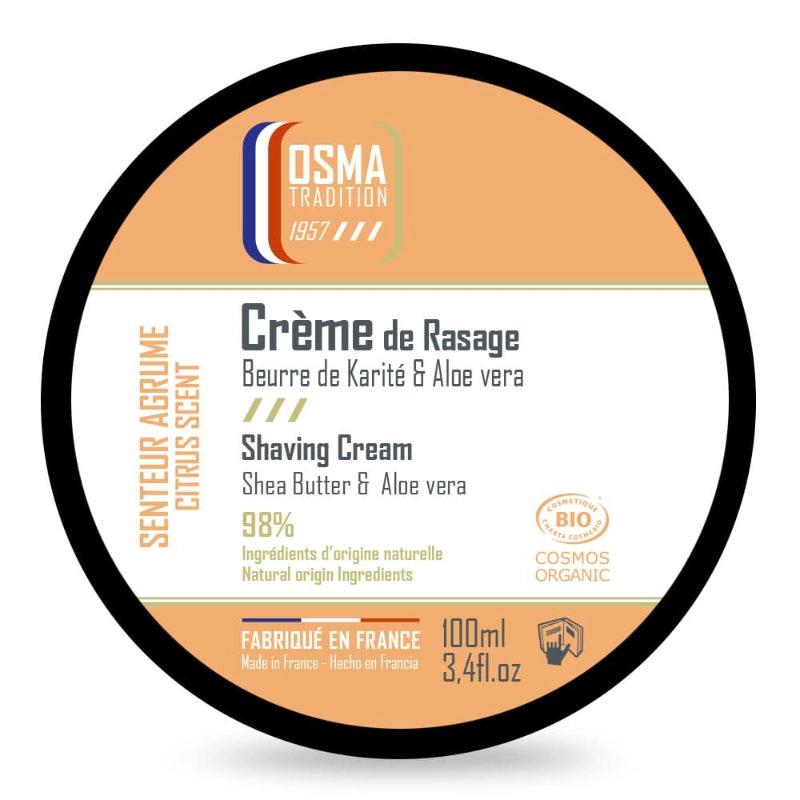 Crème de Rasage Osma Agrumes 100ml