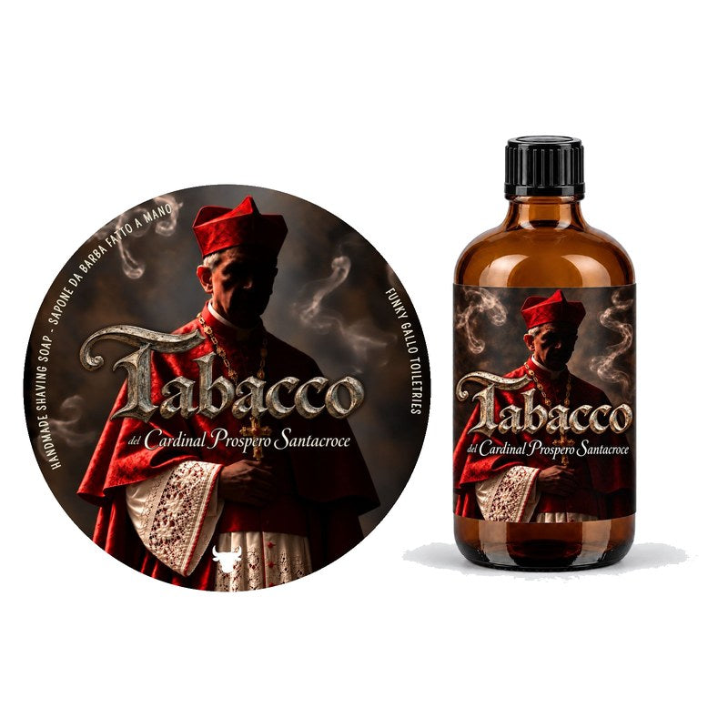 Set Funky Gallo Tabacco del Cardinal Prospero Santacroce Sapone 120gr + Aftershave 100ml