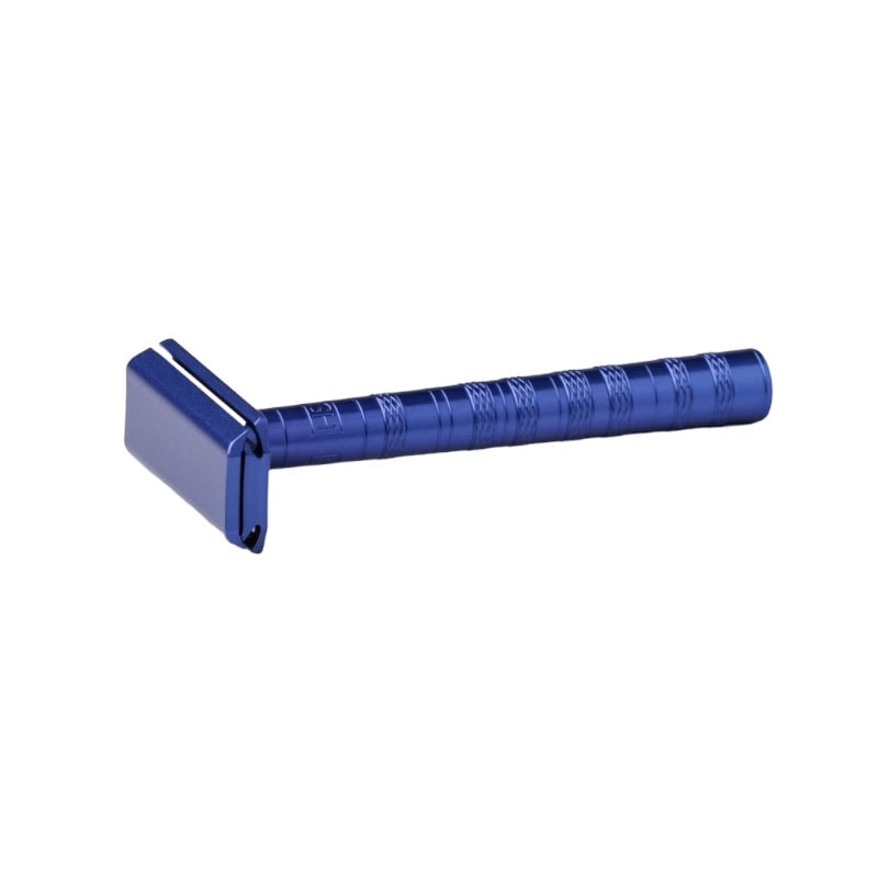 Rasoir de Sûreté Henson Shaving Steel Bleu Moyen 2.0
