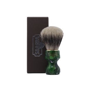 Pennello da Barba Nobile Verde Smeraldo Two Band - Sbarba