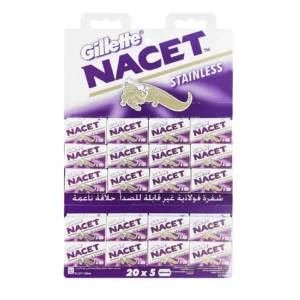 Lamette da Barba Gillette Nacet Stainless 100pz