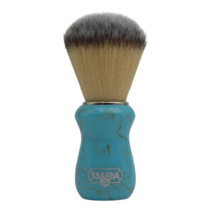 Pennello da Barba Classico Azzurro Cielo Sintetico Badger - Sbarba